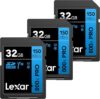 Lexar 32GB 800x PRO SDHC UHS-I Cards