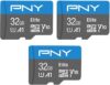 PNY 32GB Elite Class 10 microSDHC 3-Pack