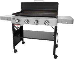 Weber 36″ Gas Griddle, 4 Burner, Black
