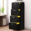 YITAHOME 4 Drawer Office File Cabinet With Lock
