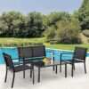 PayLessHere 4 Piece Outdoor Conversation Set