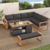 Grand patio 4-Piece Outdoor Furniture Set With Fire Pit