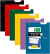 Five Star 4 Pocket Folders, 6 Pack, Multicolor