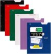 Five Star 4 Pocket Folders, 6 Pack Set