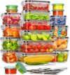 Canfanni 40 Piece Food Storage Containers