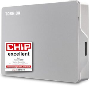 TOSHIBA 4TB Canvio Flex Portable External Hard Drive (HDTX140ESCAA)
