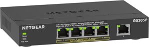 NETGEAR 5-Port Gigabit PoE Switch GS305P