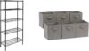 Amazon Basics 5-Shelf Adjustable Heavy Duty Shelving Unit