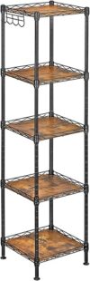 SONGMICS 5-Tier Bathroom Shelf, Extendable Design ULGR023B02