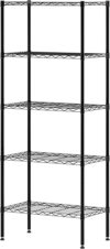 Furinno 5-Tier Metal Storage Shelf Rack