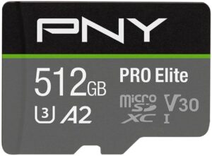 PNY 512GB PRO Elite microSDXC Flash Card