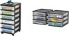 IRIS 6-Drawer Rolling Cart & 3-Drawer Organizers