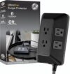 GE 6-Outlet Surge Protector, 6 Ft Cord 70614