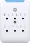 GE 6-Outlet Surge Protector, Wall Tap, 38431