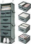 SMIRLY 6 Shelf Hanging Closet Organizer