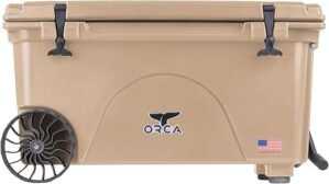 ORCA 65-Quart Insulated Rolling Cooler With Wheels