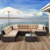 YITAHOME 7-Piece Patio Furniture Set, Outdoor Sectional Sofa