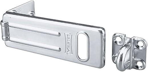 Master Lock 704DPF 4-1/2-Inch Security Hasp, Silver