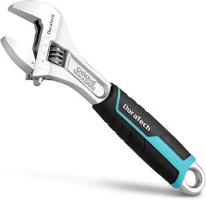 DURATECH 8-Inch Cr-V Steel Adjustable Wrench