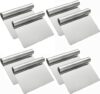 WICHBEEN 8 Pack Stainless Steel Food Scraper