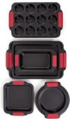 Hell’s Kitchen 8 Pc Nonstick Bakeware Set With Silicone Handles