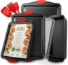 onpanas 8-Piece Nonstick Baking Sheet Set
