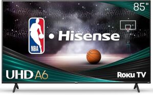 Hisense 85-Inch 4K UHD Smart Roku TV (85A6NR)