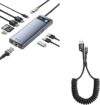 Baseus 9 In 1 Laptop Docking Station And USB Type C Retractable Cable