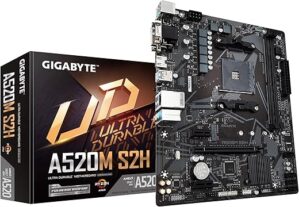 GIGABYTE A520M S2H AMD Ryzen MicroATX Motherboard