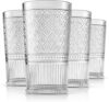 Godinger Acrylic Highball Glasses Set, 19oz