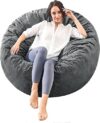 ILPEOD Adult Memory Foam Bean Bag Chair