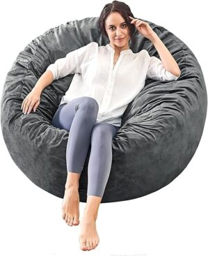 ILPEOD Adult Memory Foam Bean Bag Chair