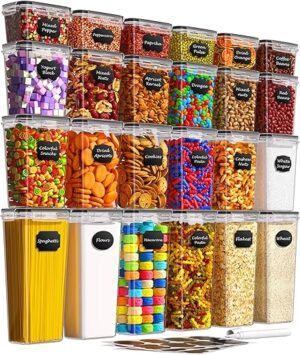 KEMETHY Airtight Food Storage Containers Set