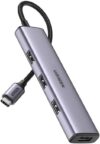 UGREEN Aluminium USB C Hub, 4 Ports USB 3.0