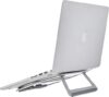 Amazon Basics Aluminum Foldable Adjustable Laptop Stand, Silver