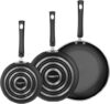 COOKSMARK Aluminum Nonstick Frying Pan Set 3-Piece