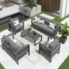 Solaste Aluminum Patio Furniture Set, 5 Pieces