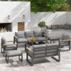 RoyalCraft Aluminum Patio Furniture Set, 7 Piece