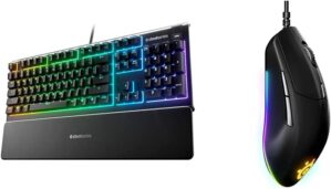 SteelSeries Apex 3 RGB Gaming Keyboard With Mouse