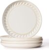 Artena Artena 8.5 Inch Embossed Salad Plates Set