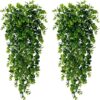 Sggvecsy Artificial Eucalyptus Plants UV Resistant Decor