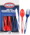 Kingsford Assorted Heavy Duty Disposable Cutlery Set