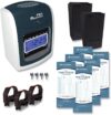 Acroprint ATR480 Time Clock Bundle, White/Charcoal