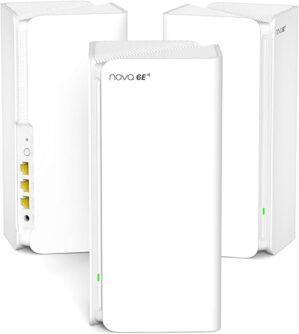 Tenda AXE5700 Mesh WiFi 6E System Tri-Band