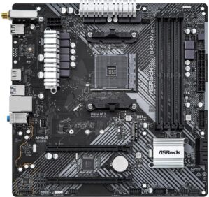 ASRock B450M/AC R2.0 AM4 Micro ATX Motherboard