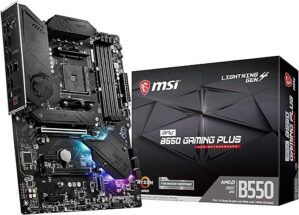 msi B550 Gaming Plus Motherboard (AMD AM4)