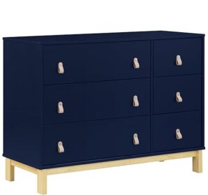 Delta Children Baby 6 Drawer Dresser With Leather Pulls