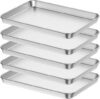 Bastwe Baking Sheet Set, 18 Inch Stainless Steel