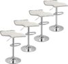 VECELO Bar Stools Set, Adjustable Bar Stools