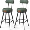 VASAGLE Bar Stools Set Of 2, Counter Height